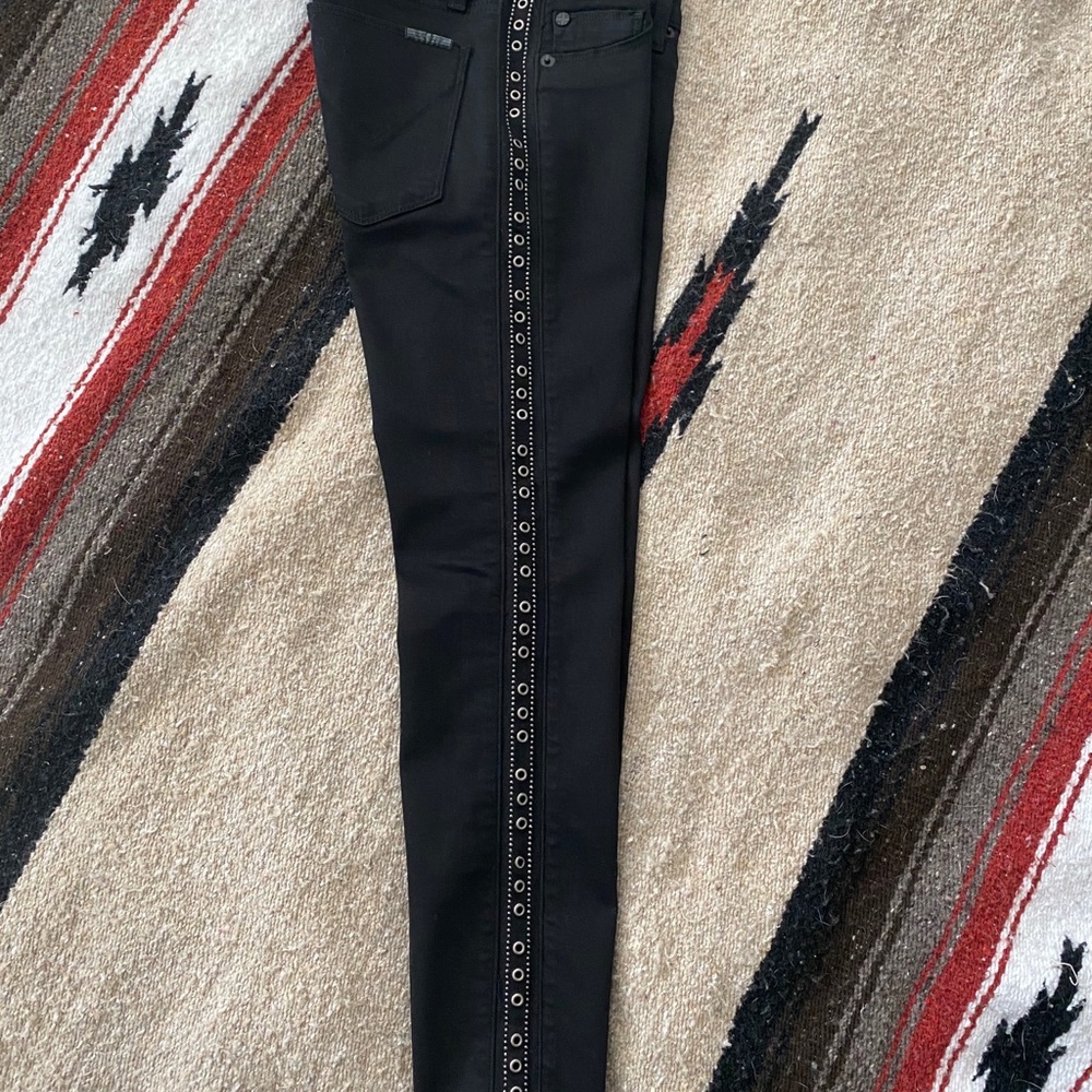 Hudson Luna Super Skinny Ankle Jeans - Picture 6 of 7